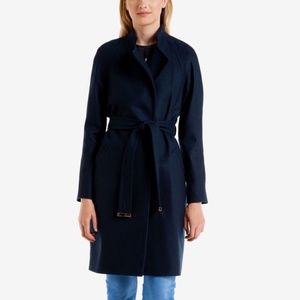 Ted Baker Appia Wool Wrap Women's Coat in Navy